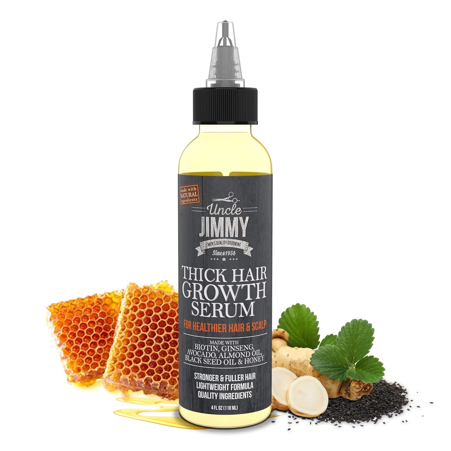 Uncle Jimmy Thick Hair Growth Serum 4oz